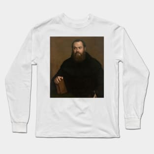 A Monk with a Book by Titian Long Sleeve T-Shirt